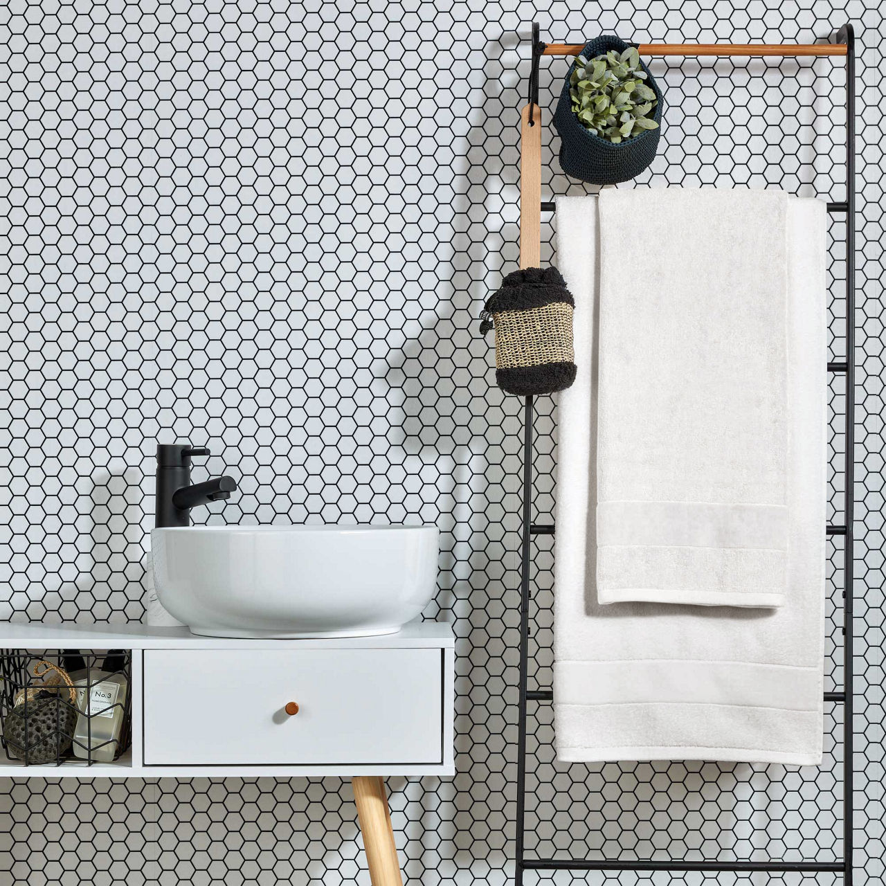 Prism Towel Whitewash Prism Towel Whitewash