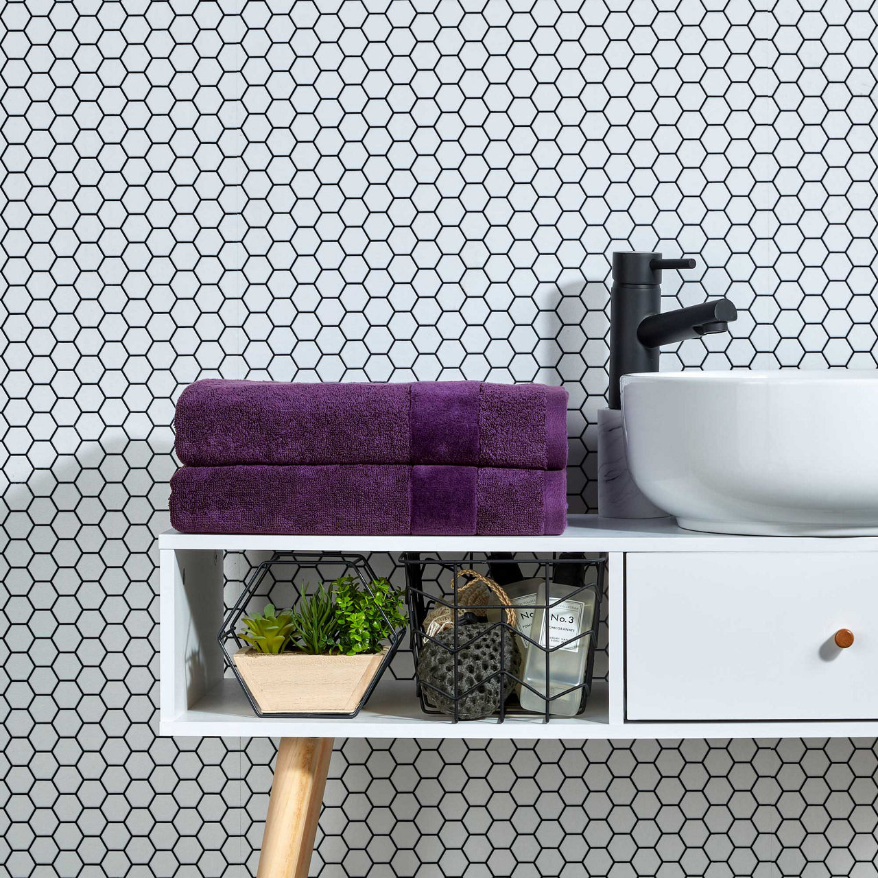 Prism Towel Crushed Grape Prism Towel Crushed Grape