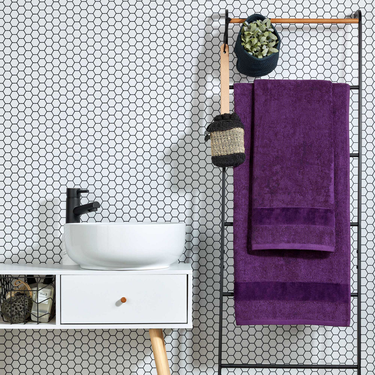 Prism Towel Crushed Grape Prism Towel Crushed Grape