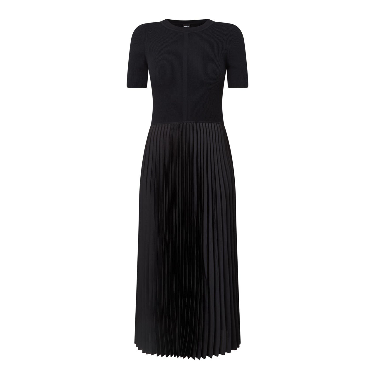 Fadridi Pleated Flared Dress Fadridi Pleated Flared Dress