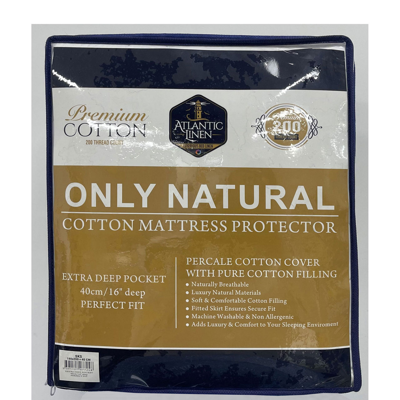 Natural Cotton Mattress Protector