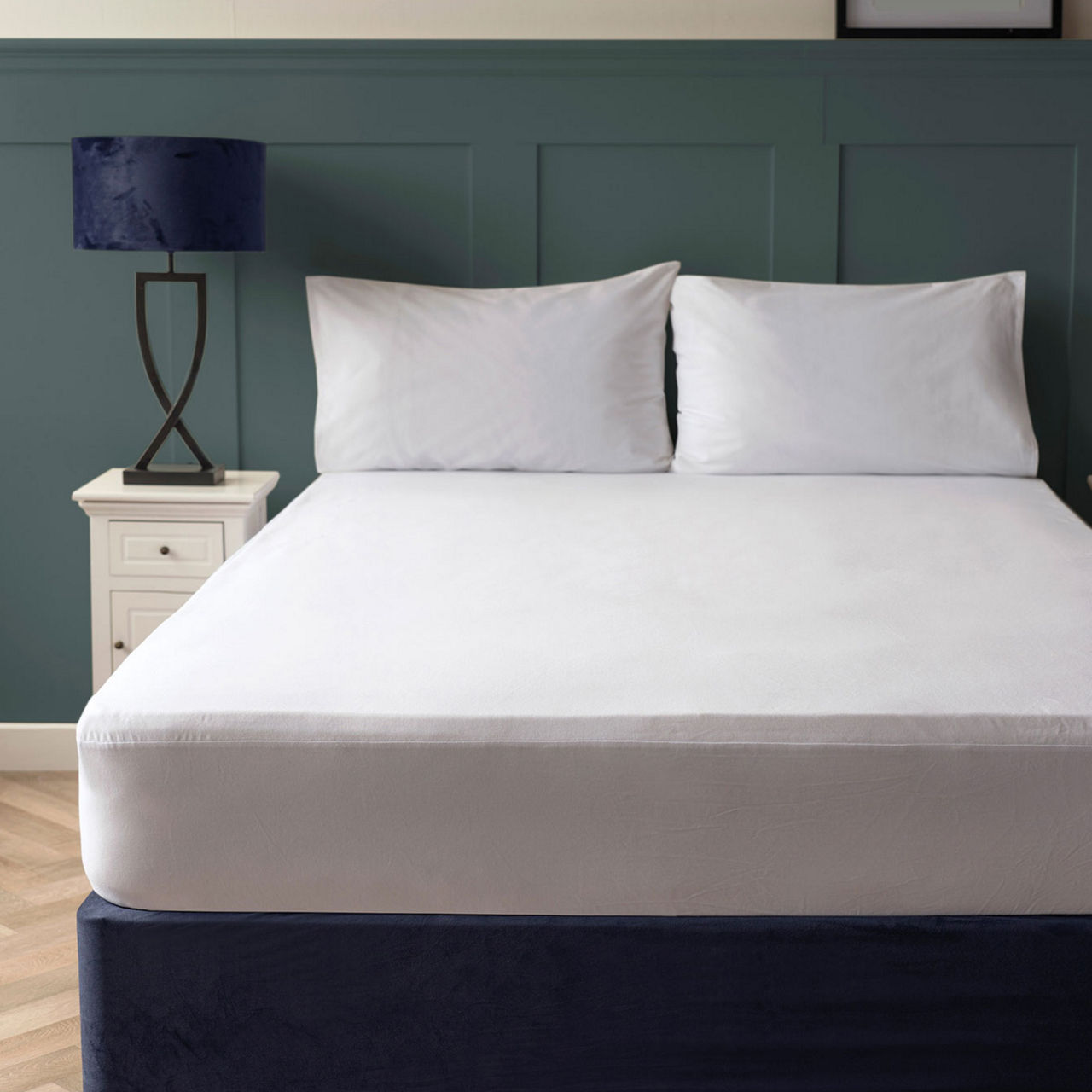 Cotton Jersey Mattress Protector White Cotton Jersey Mattress Protector White