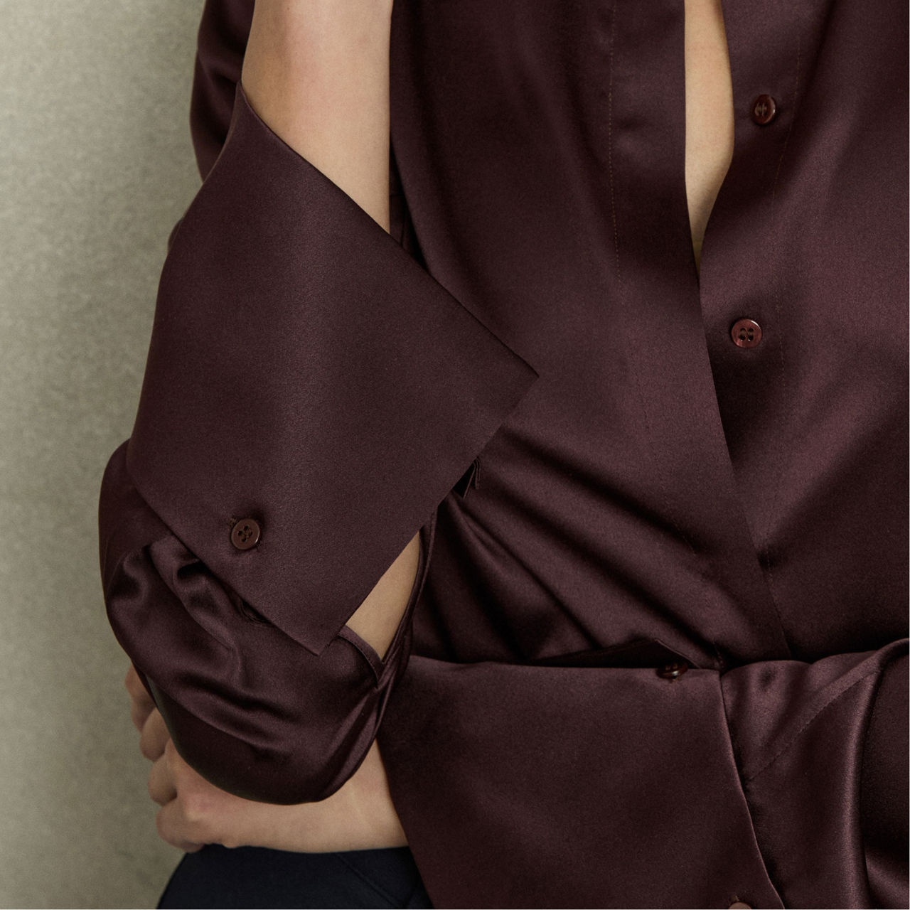 Button-Down Silk Shirt Button-Down Silk Shirt