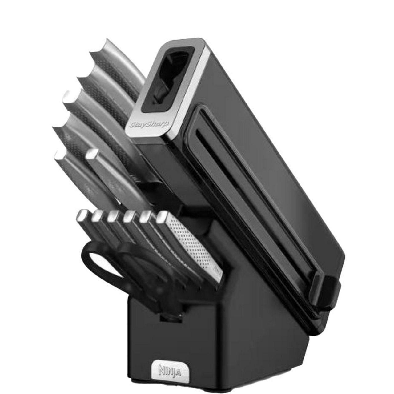 StaySharp Knife Block With Intergrated Sharpener 14 Piece Set