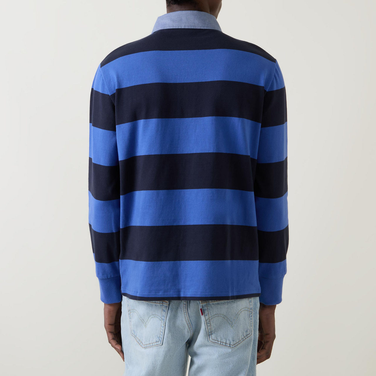 Shield Logo Striped Rugby Shirt Shield Logo Striped Rugby Shirt