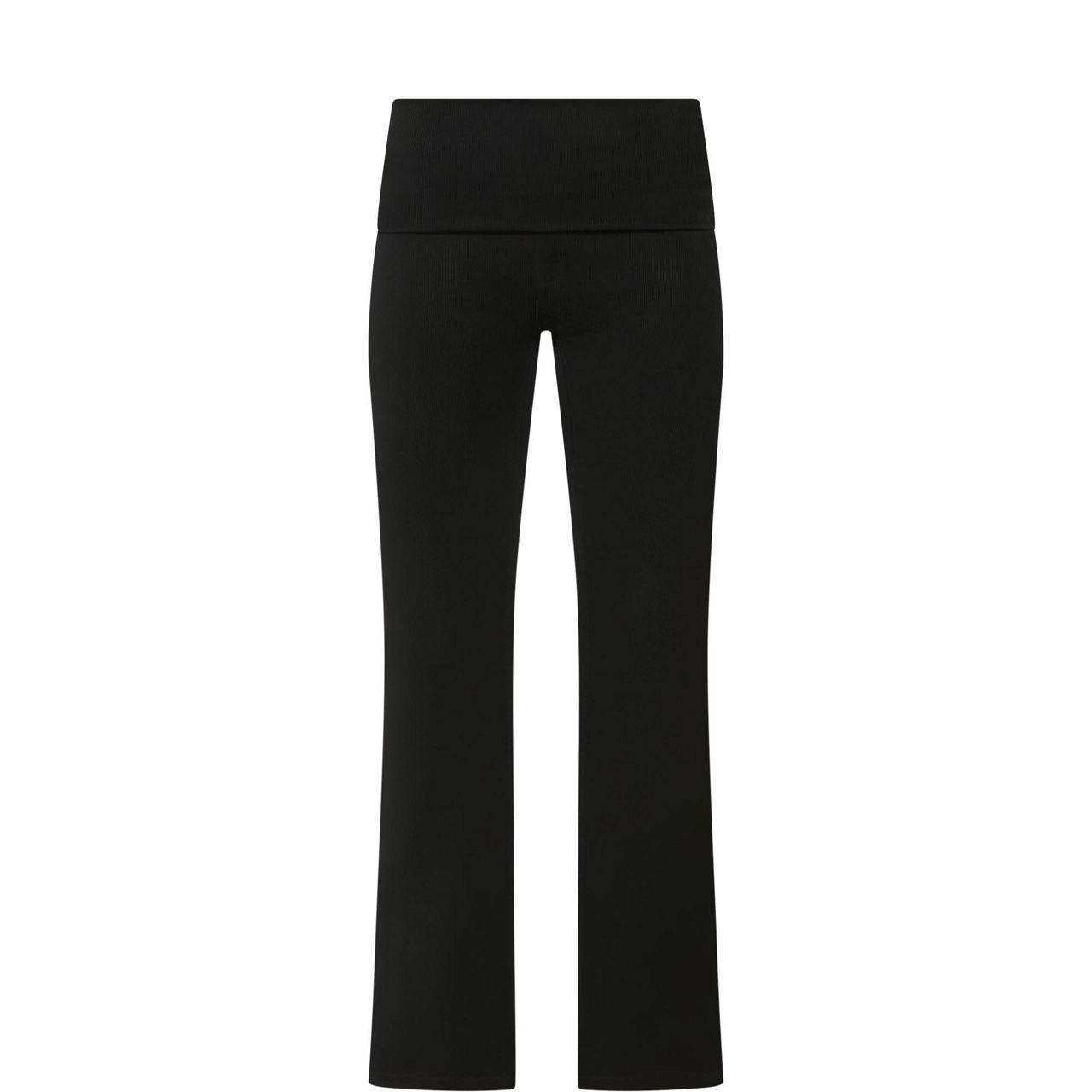 Rib Fold Over Trousers