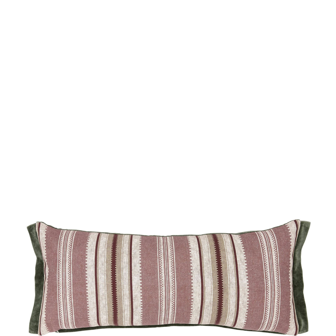Elswyth Cushion Olive/Mulberry