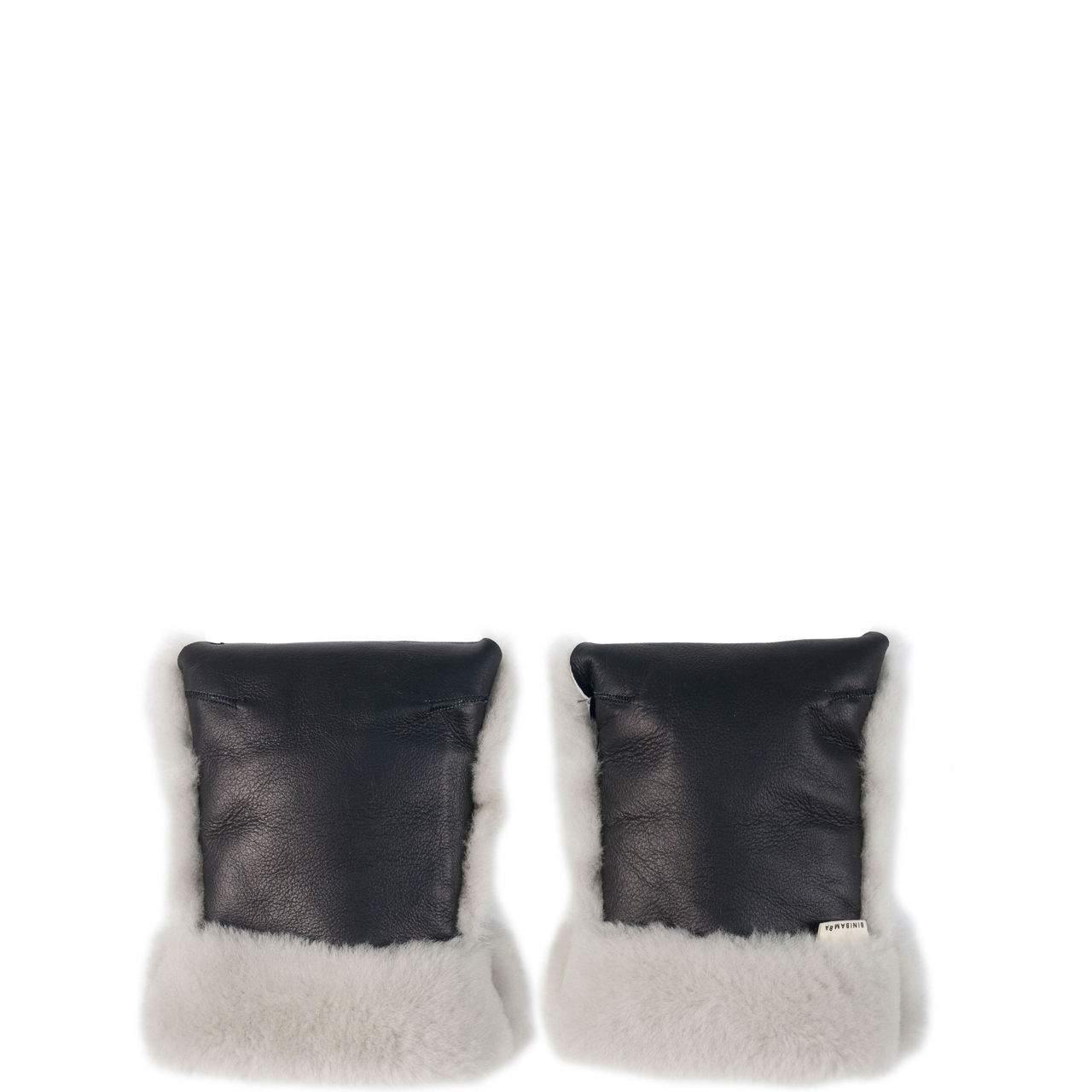 Coated Buggy Mittens Noir & Moon