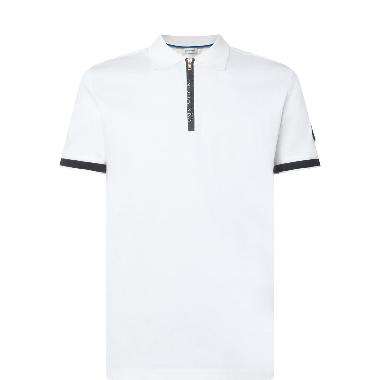Logo Badge Quarter-Zip Polo Shirt