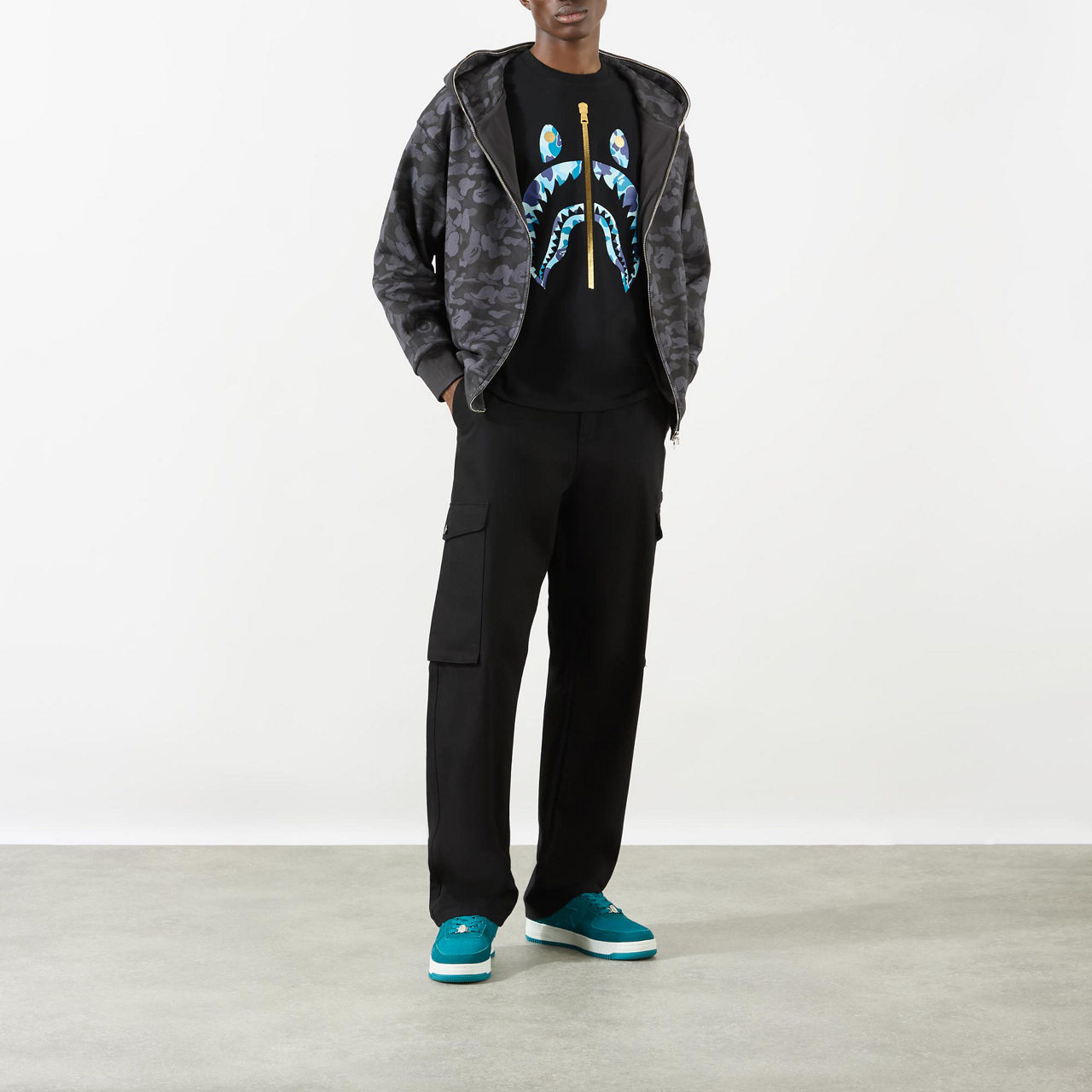 ABC Camouflage Shark Logo T-Shirt ABC Camouflage Shark Logo T-Shirt