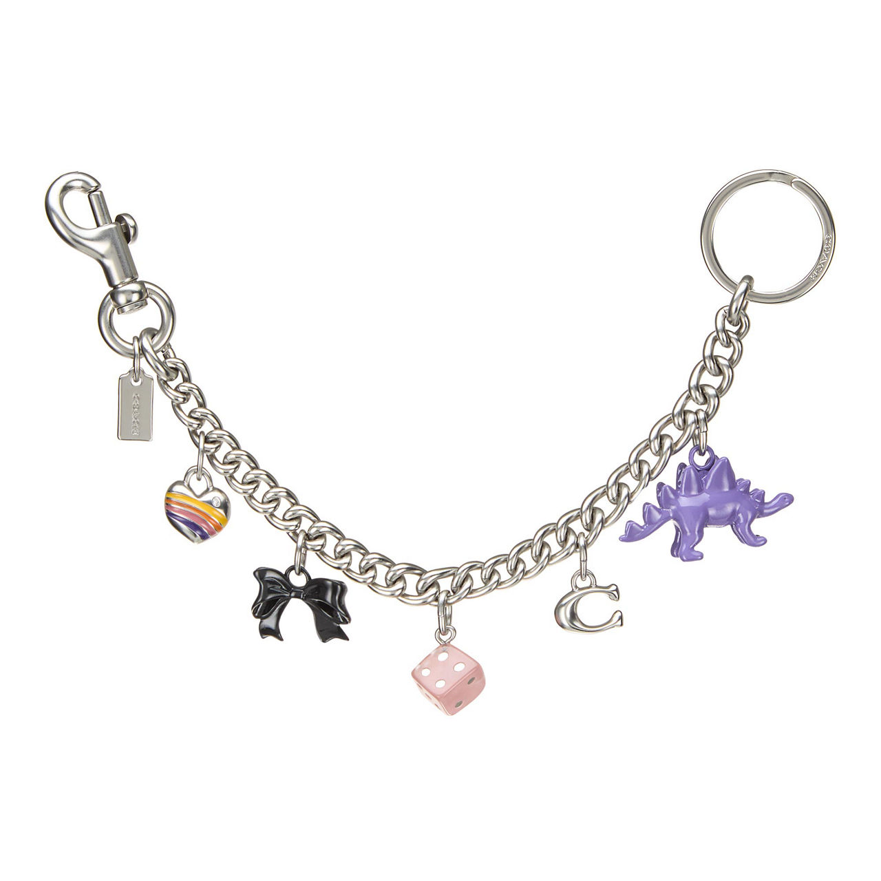 Motif Chain Bag Charm