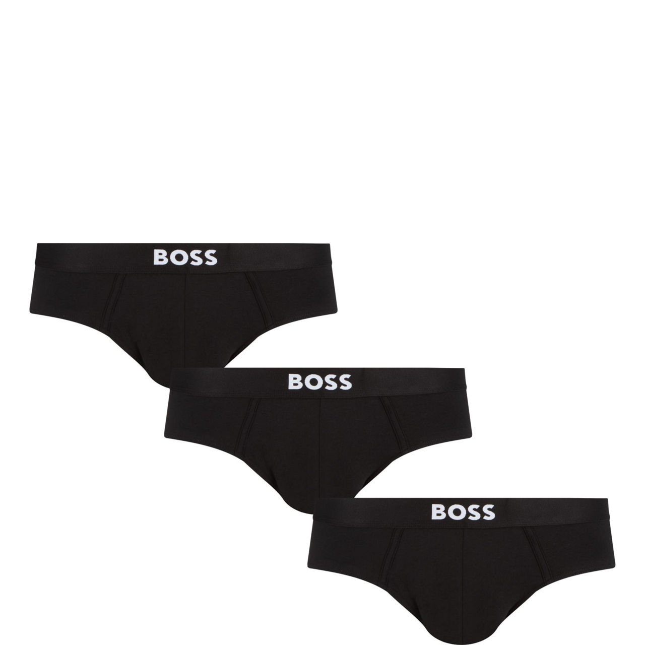 Three-Pack Boss One Logo Briefs