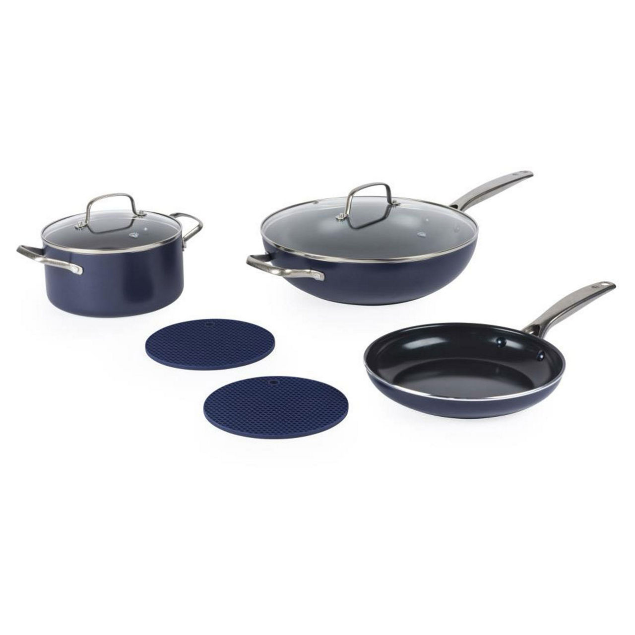 Ceramic Cookware Seven-Piece Set Ceramic Cookware Seven-Piece Set