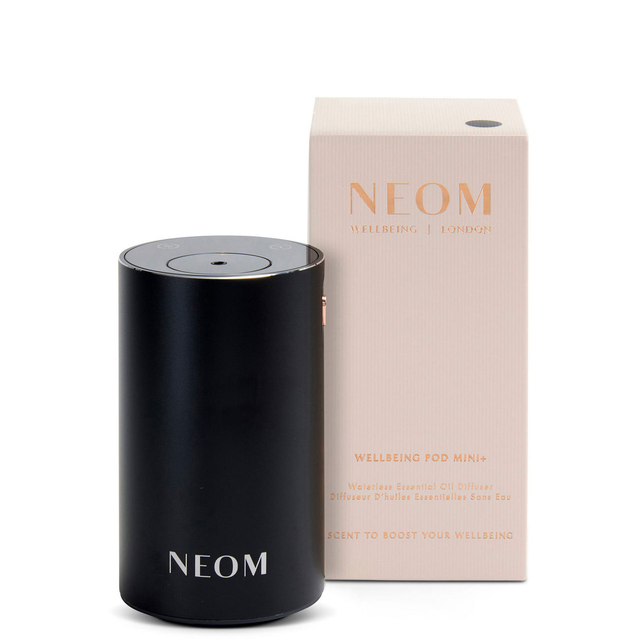 Wellbeing Pod Mini+ Waterless Essential Oil Diffuser - Black