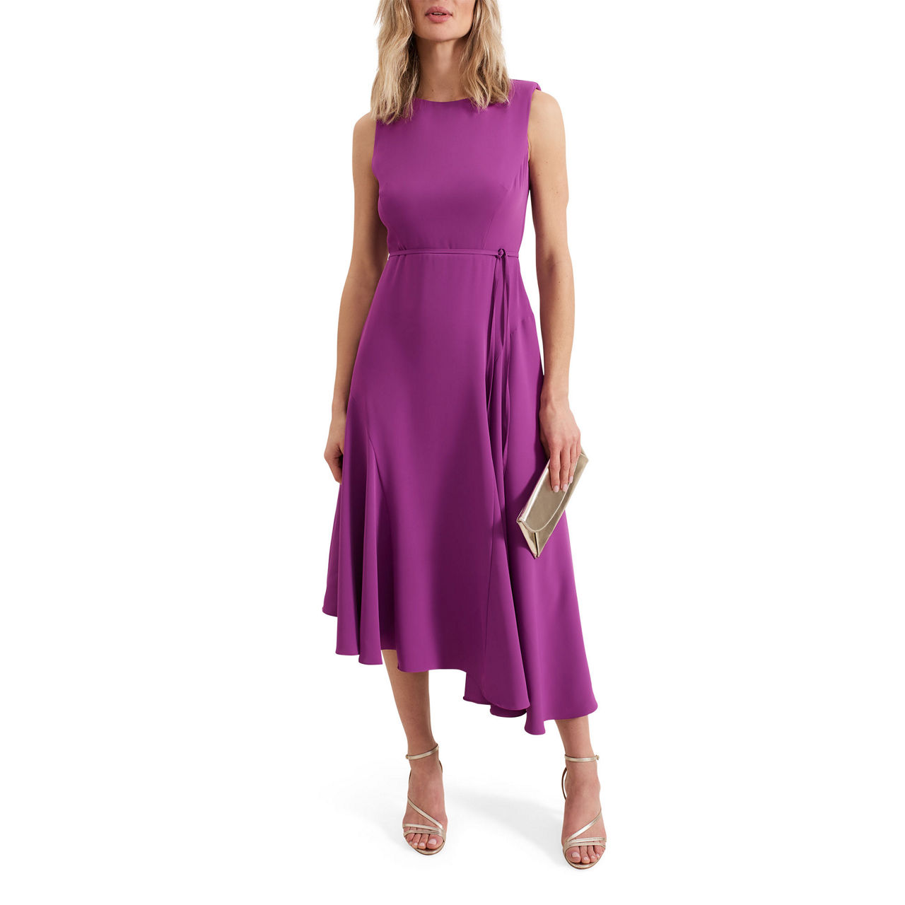Maya Asymmetric Flared Dress Maya Asymmetric Flared Dress