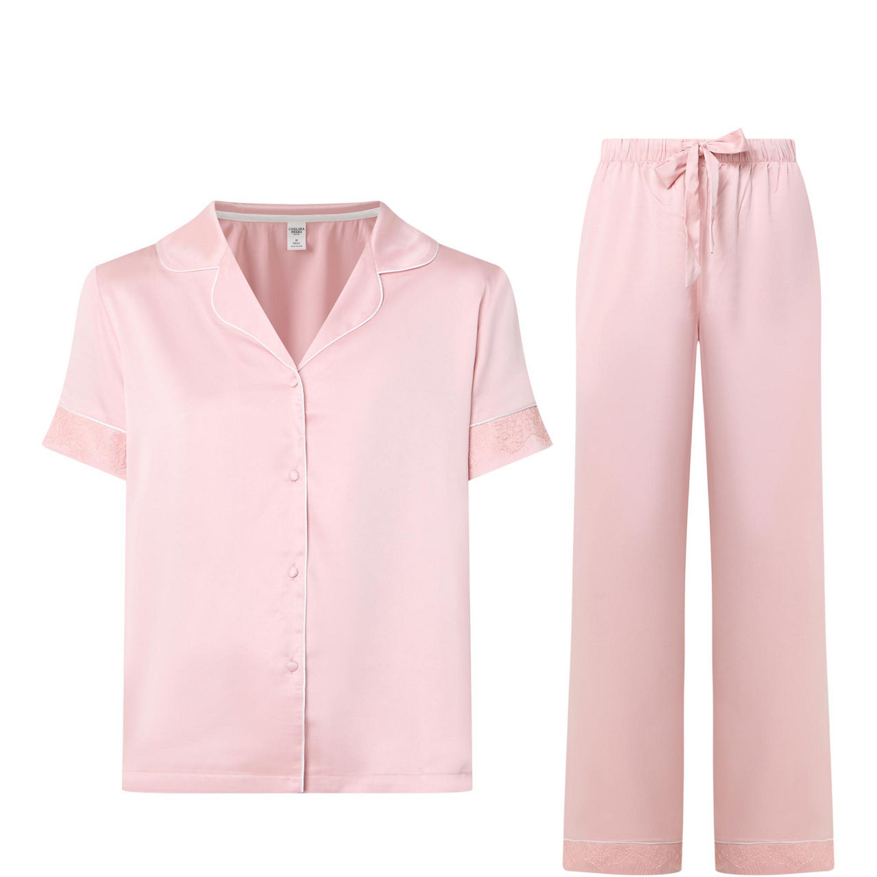 Lace Trim Pyjama Set