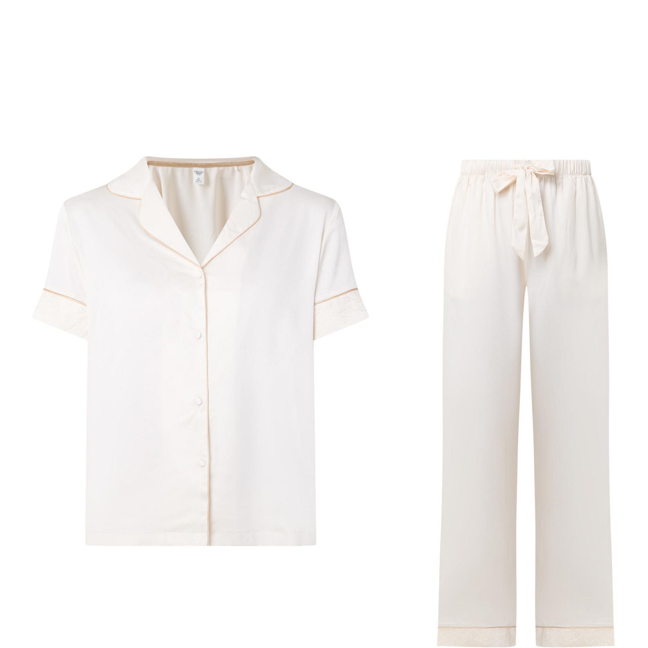 Lace Trim Pyjama Set