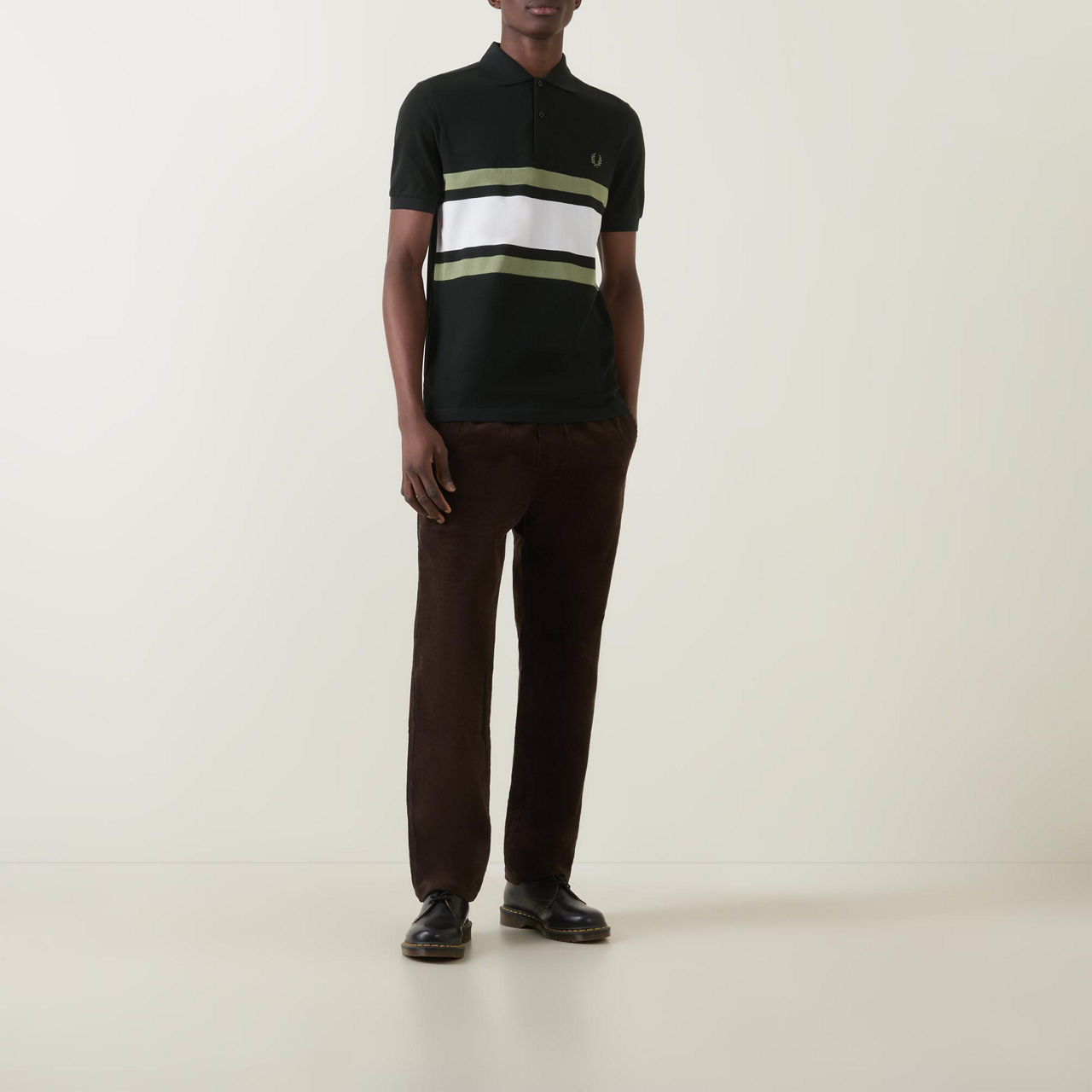 Panelled Logo Polo Shirt Panelled Logo Polo Shirt