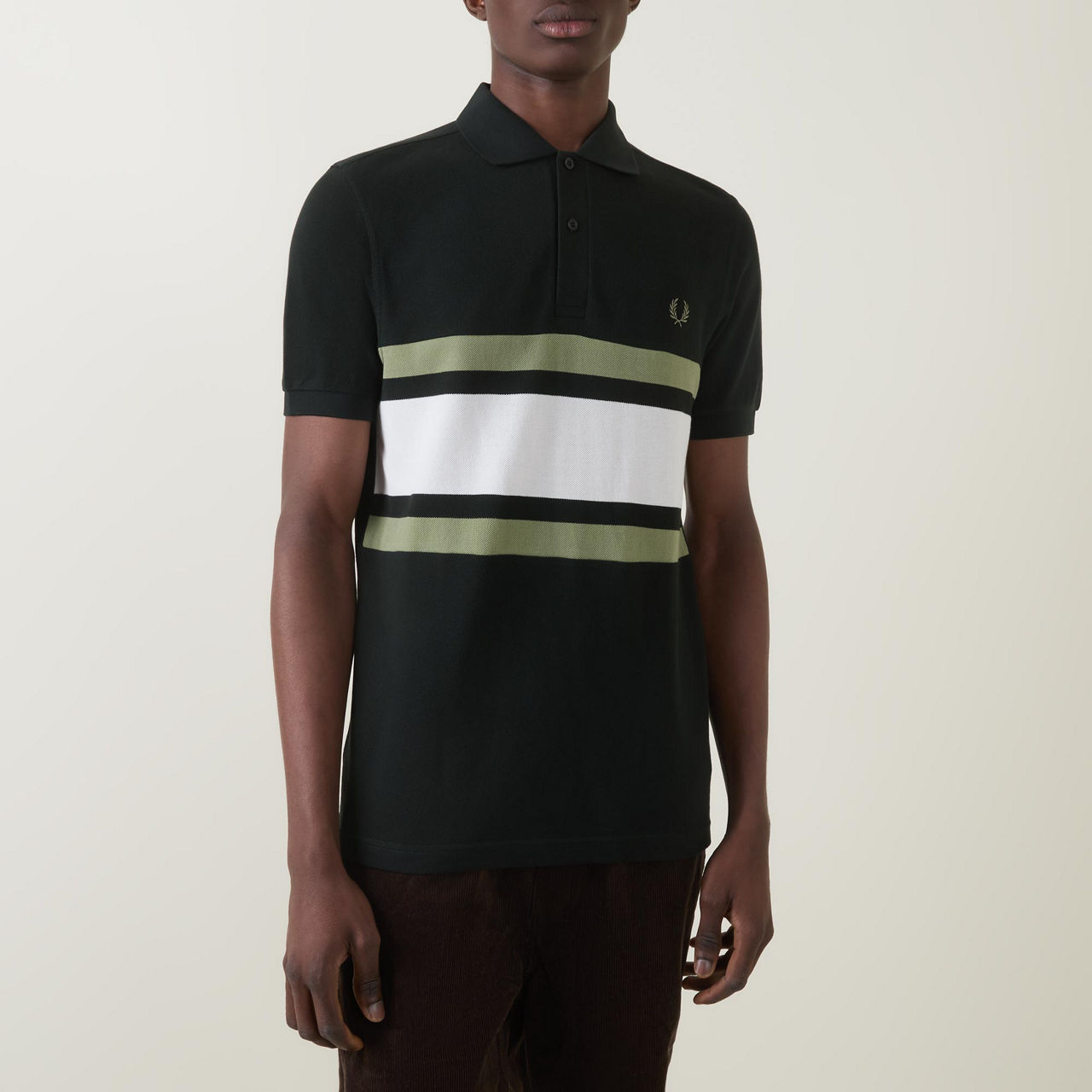 Panelled Logo Polo Shirt Panelled Logo Polo Shirt