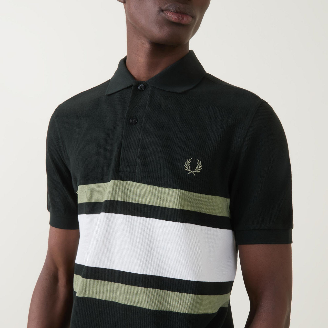 Panelled Logo Polo Shirt Panelled Logo Polo Shirt