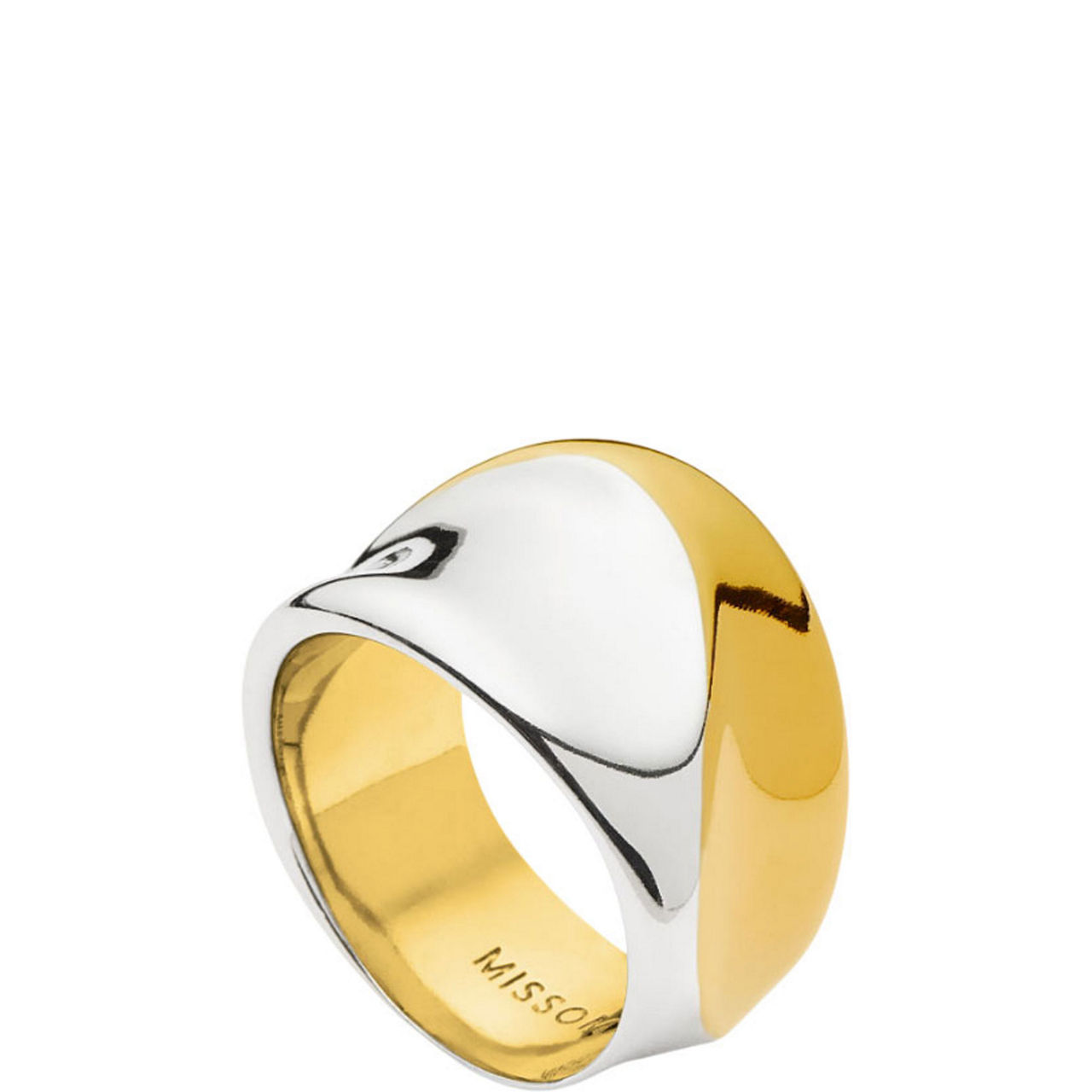 Sculptural Molten Statement Ring