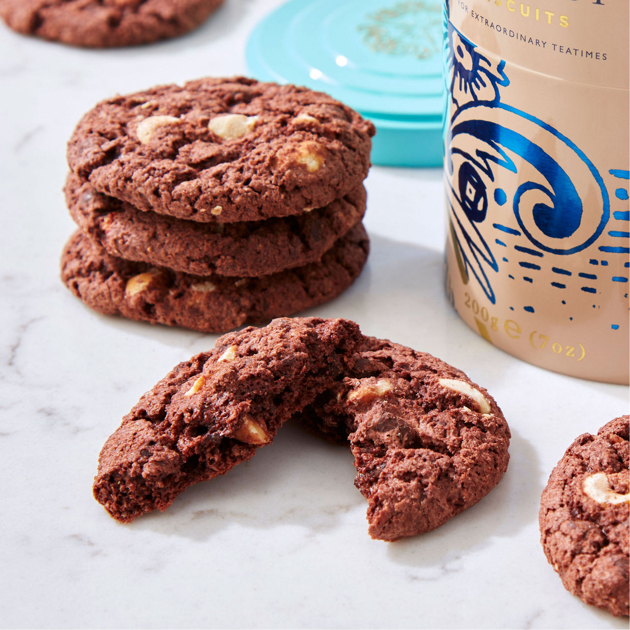 Piccadilly Chocolate, Caramel & Hazelnut Gluten-Free & Vegan Biscuits 200g Piccadilly Chocolate, Caramel & Hazelnut Gluten-Free & Vegan Biscuits 200g