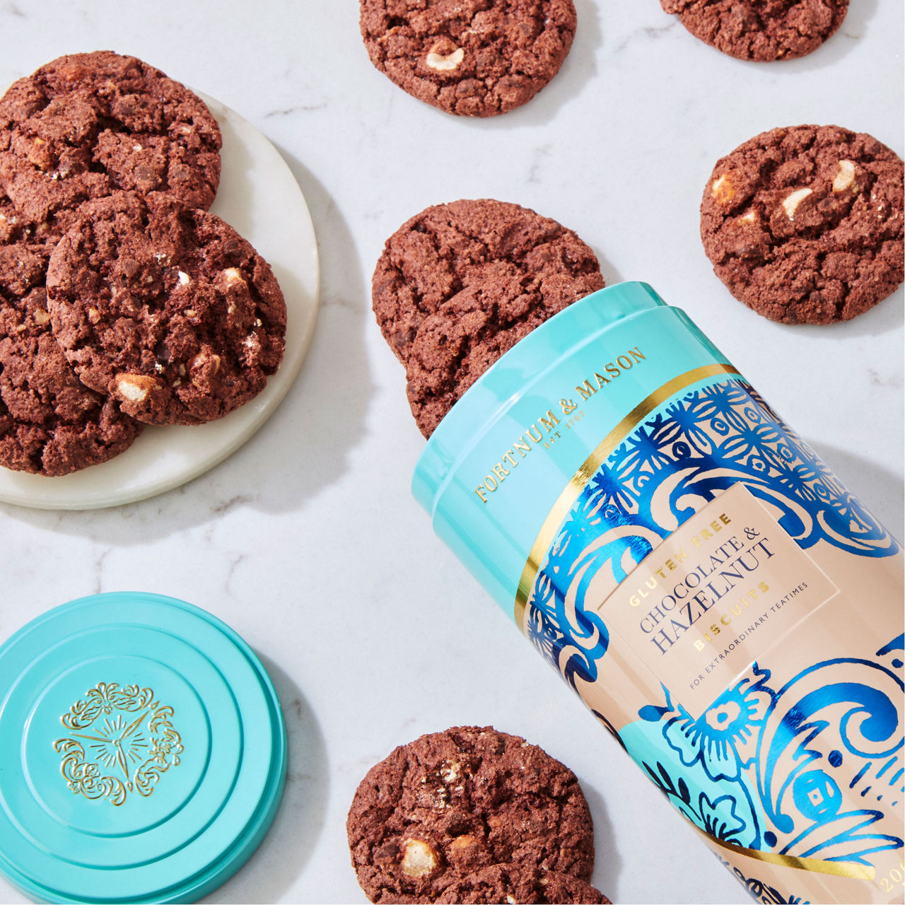 Piccadilly Chocolate, Caramel & Hazelnut Gluten-Free & Vegan Biscuits 200g Piccadilly Chocolate, Caramel & Hazelnut Gluten-Free & Vegan Biscuits 200g