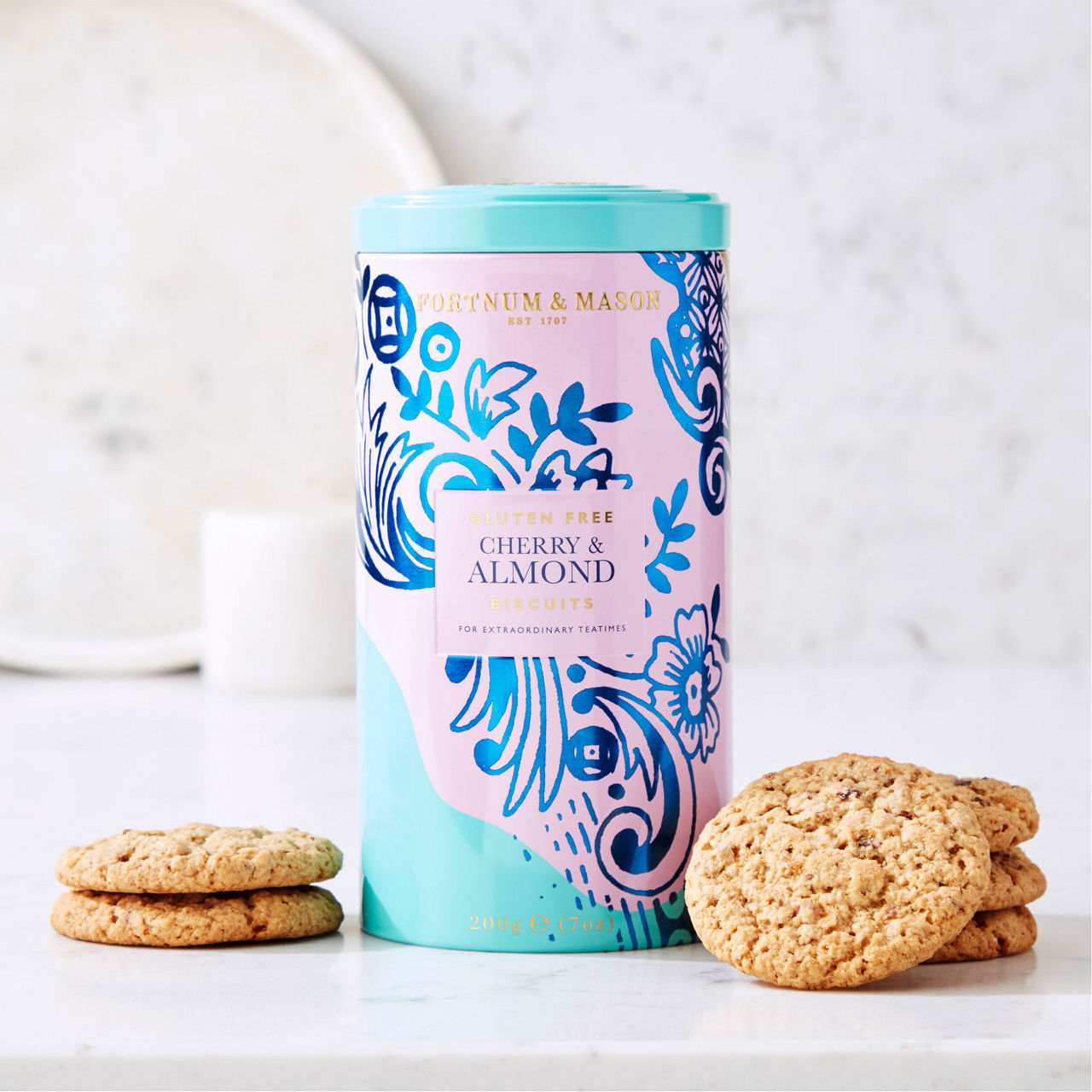 Piccadilly Cherry & Almond Gluten-Free & Vegan Biscuits 200g Piccadilly Cherry & Almond Gluten-Free & Vegan Biscuits 200g