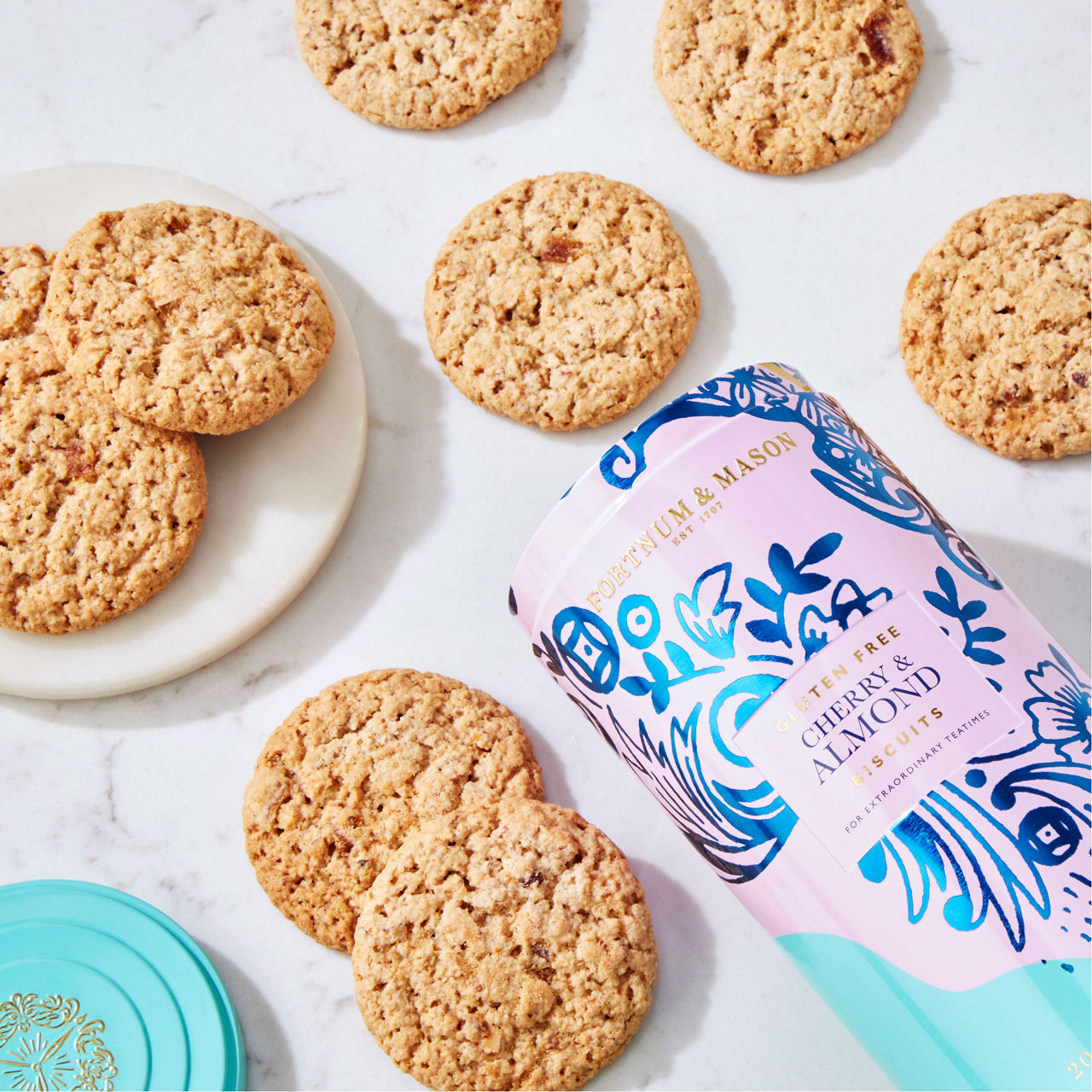 Piccadilly Cherry & Almond Gluten-Free & Vegan Biscuits 200g Piccadilly Cherry & Almond Gluten-Free & Vegan Biscuits 200g