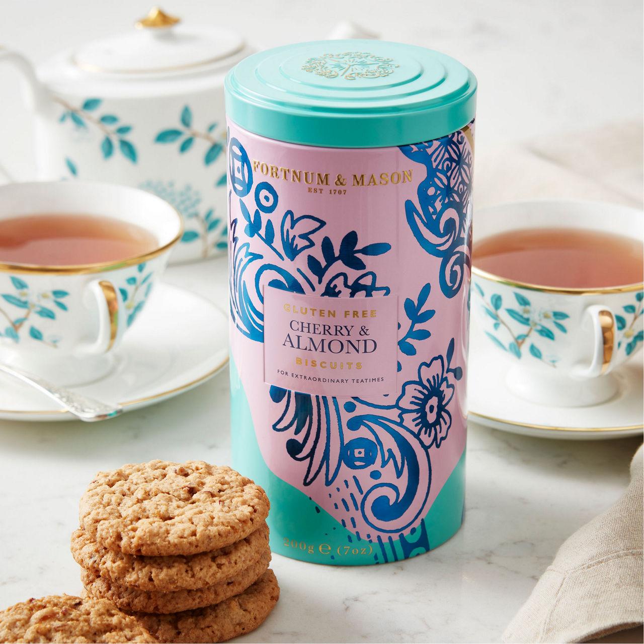 Piccadilly Cherry & Almond Gluten-Free & Vegan Biscuits 200g Piccadilly Cherry & Almond Gluten-Free & Vegan Biscuits 200g