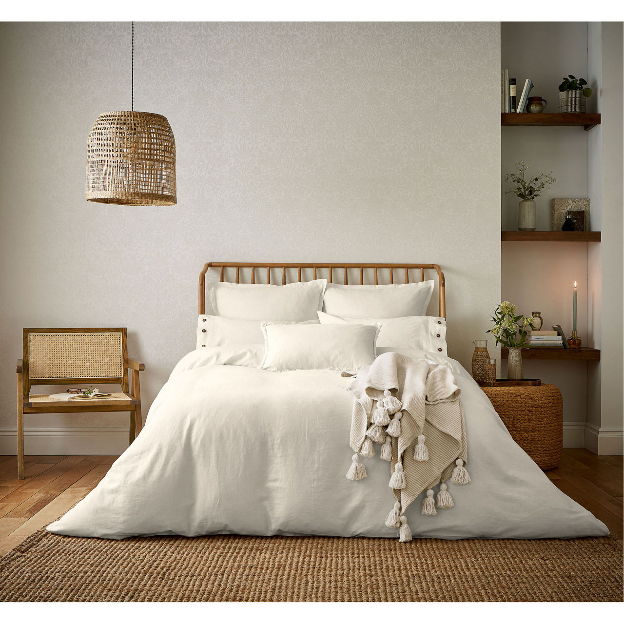 Linen Cotton Duvet Cover Ivory Linen Cotton Duvet Cover Ivory