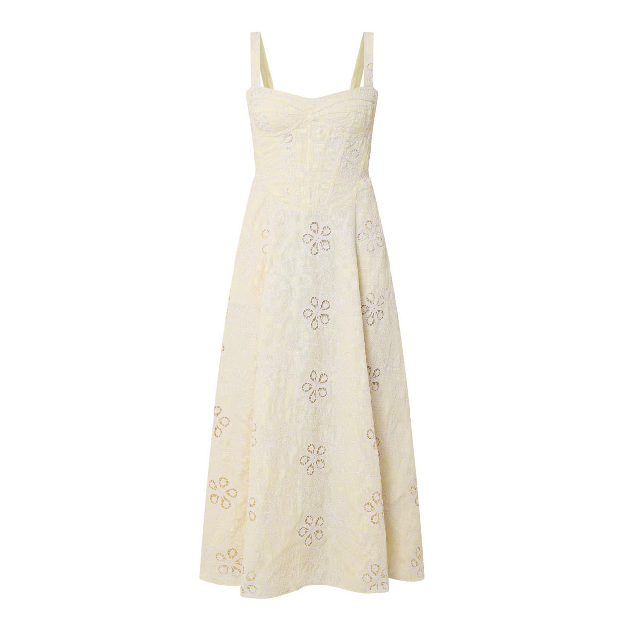 Lilah Floral Embroidered Flared Dress Lilah Floral Embroidered Flared Dress