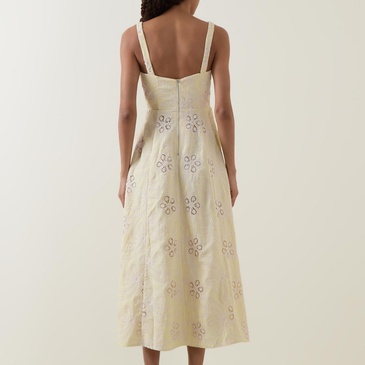 Lilah Floral Embroidered Flared Dress Lilah Floral Embroidered Flared Dress