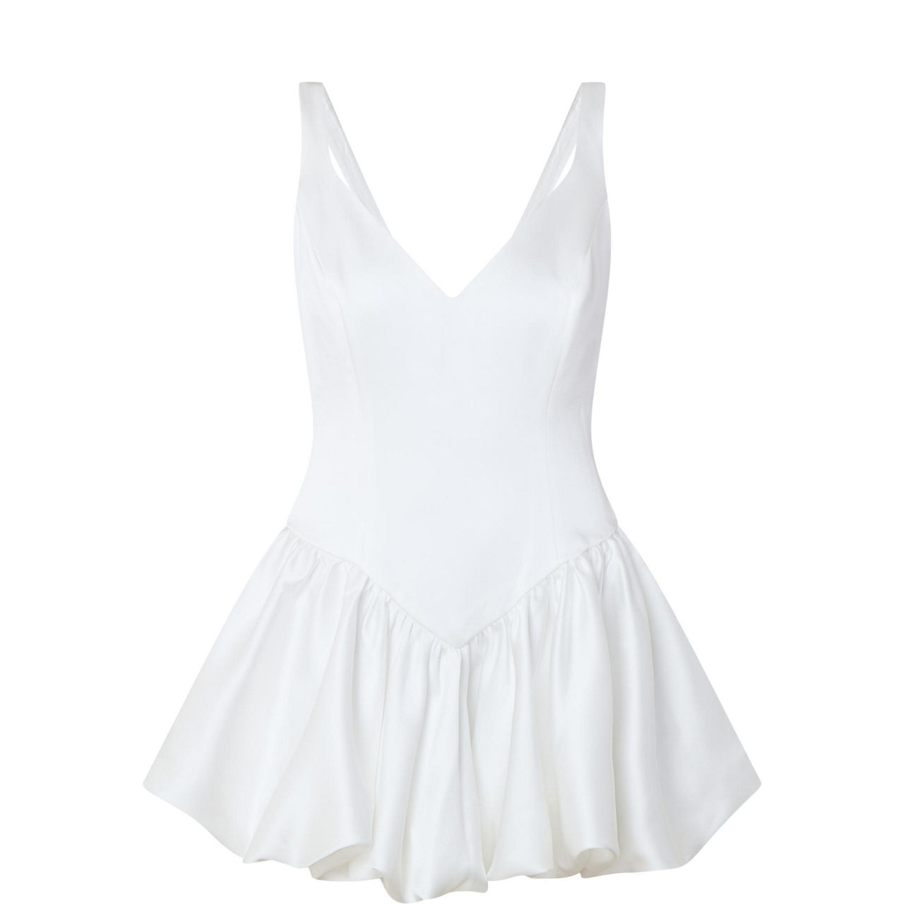 Oria Bubble Hem Mini Dress