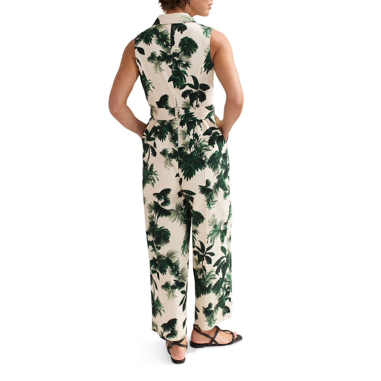 Tullisa Palm Zip Front Jumpsuit Tullisa Palm Zip Front Jumpsuit