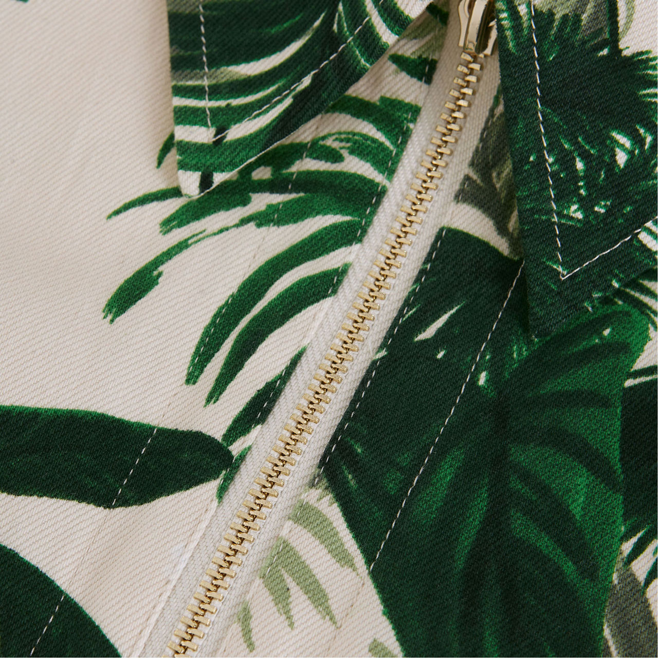 Tullisa Palm Zip Front Jumpsuit Tullisa Palm Zip Front Jumpsuit